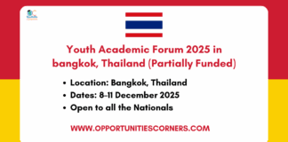 Youth Academic Forum 2025 in Thailand