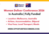 Women Deliver Conference 2026 in Australia