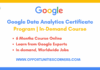 Google Data Analytics Certificate