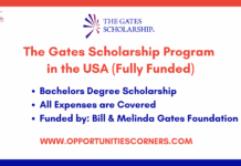 The Gates Scholarship Program 2026 in USA (Fully Funded) The Gates Scholarship Program 2026 in USA
