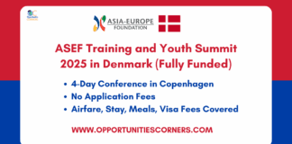 ASEF Training and Youth Summit 2025 in Denmark