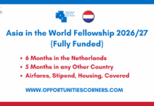 Asia in the World Fellowship 2027/28 (Fully Funded) Asia in the World Fellowship 2027/28 (Fully Funded)