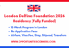 London Delfina Foundation 2026 Residency