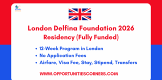 London Delfina Foundation 2026 Residency