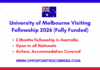 University of Melbourne Law School Visiting Fellowship 2026