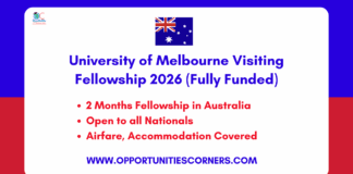 University of Melbourne Law School Visiting Fellowship 2026