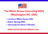 White House Internship 2026