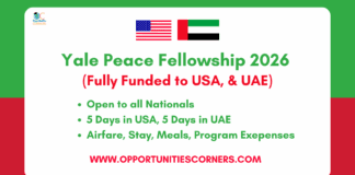 Yale Peace Fellowship 2026