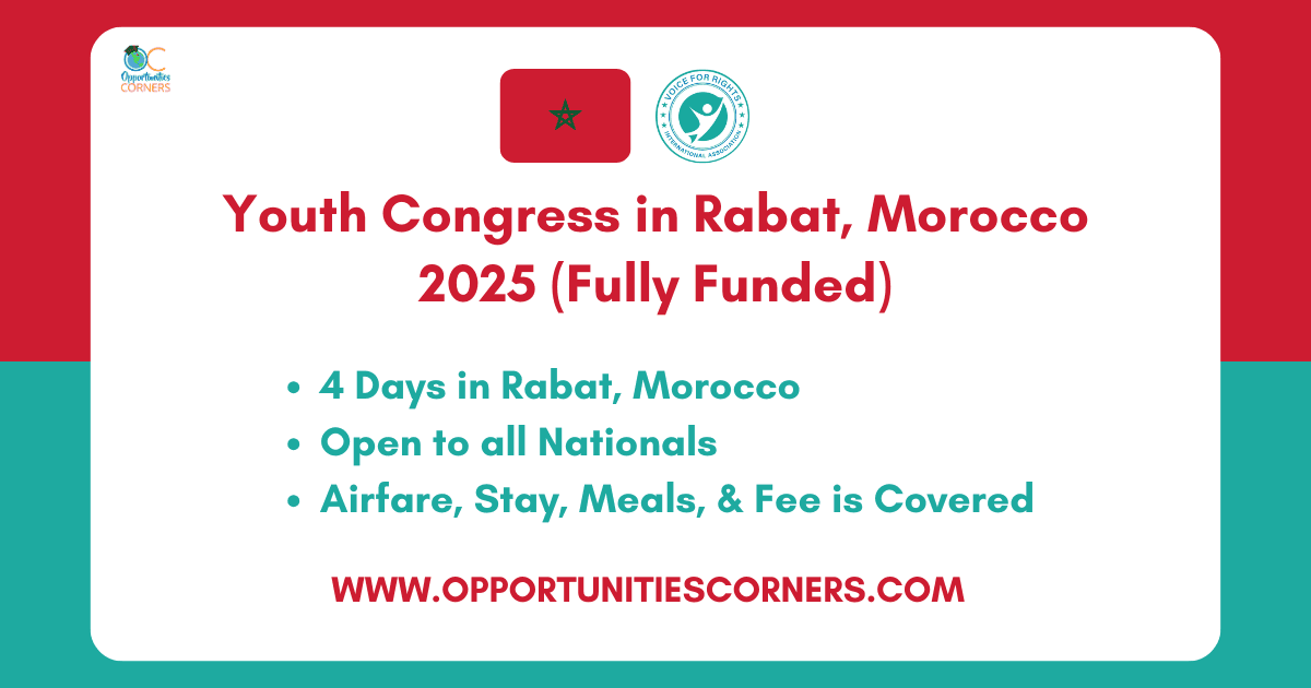 Youth Congress Morocco 2025 (Fully Funded)