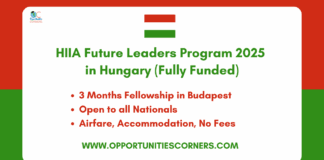 HIIA Future Leaders Program 2025 in Hungary