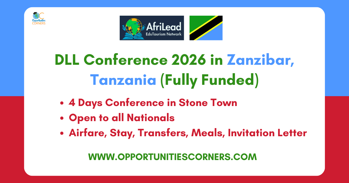 DLL Conference 2026 in Zanzibar, Tanzania (Fully Funded)