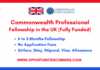 Commonwealth Professional Fellowship 2026