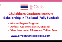 Chulabhorn Graduate Institute Scholarship 2027