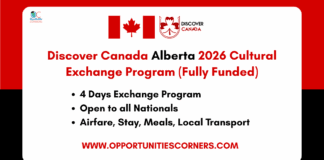 Discover Canada Alberta 2026 Cultural Exchange Program