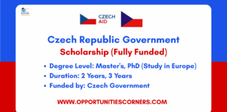 Czech Republic Government Scholarship