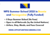WPS Summer School 2025 in Bosnia and Herzegovina