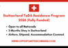 Switzerland TaDA Residence Program 2026