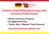 TU Berlin DAAD EPOS Scholarship 2026