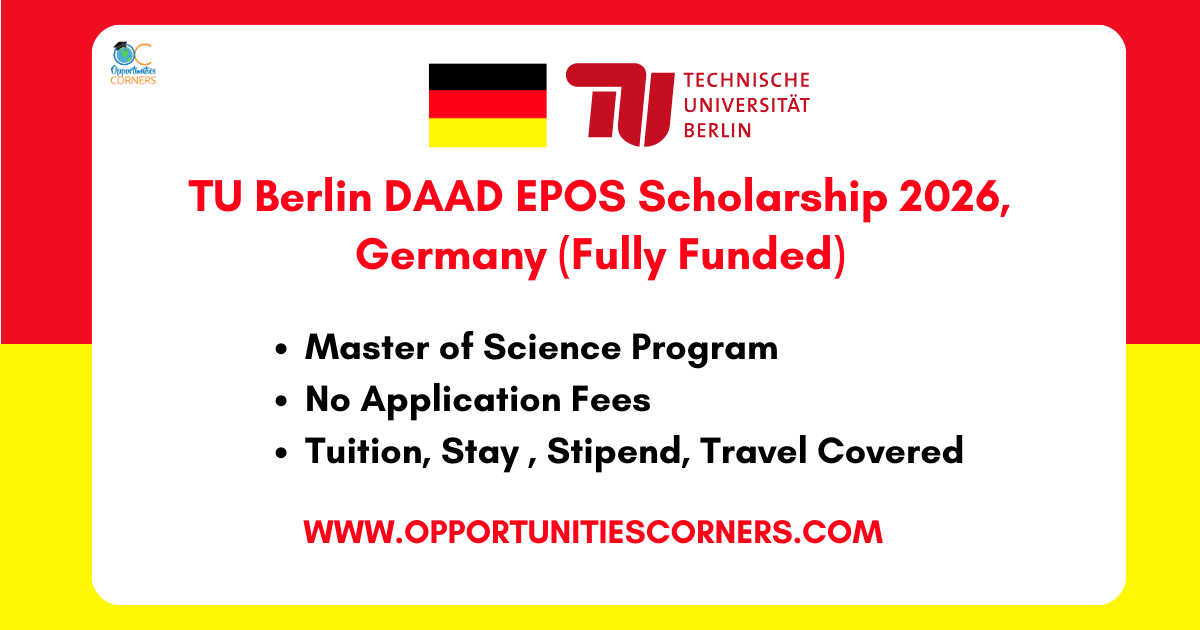 TU Berlin DAAD EPOS Scholarship 2026, Germany (Fully Funded)