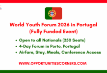 World Youth Forum 2026 in Portugal