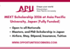 MEXT Scholarship 2026 at Asia Pacific University