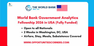 World Bank Government Analytics Fellowship 2026