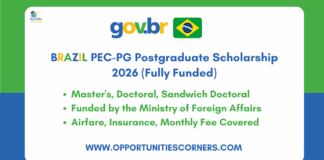 Brazil PEC-PG Postgraduate Scholarship 2026