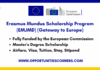 Erasmus Mundus Scholarship