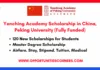 Yenching Academy Scholarship in China