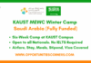 KAUST MEWC Winter Camp