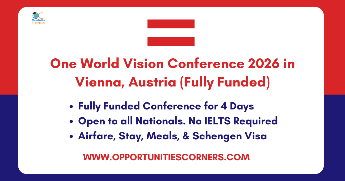 One World Vision Conference 2026 in Austria (Fully Funded)