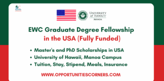 EWC Graduate Degree Fellowship 2026