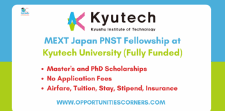MEXT Japan PNST Fellowship 2026