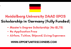 Heidelberg University DAAD EPOS Scholarship