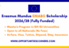 Erasmus Mundus EMABG Scholarship