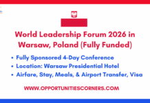 World Leadership Forum 2026 in Poland