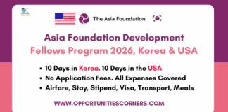 Asia Foundation Development Fellows Program