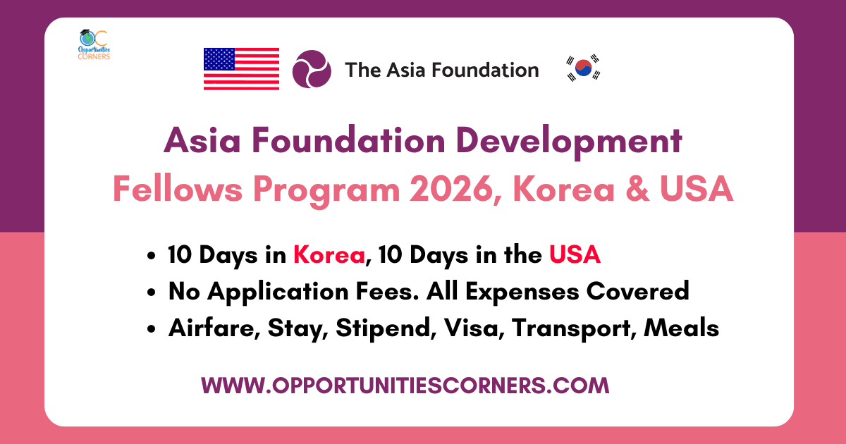 Asia Foundation Development Fellows Program