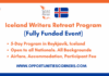 Iceland Writers Retreat Program