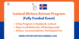Iceland Writers Retreat Program