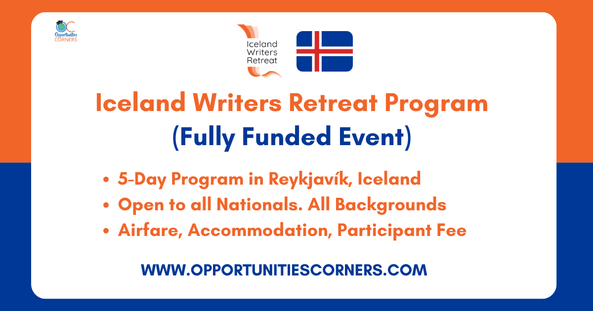 Iceland Writers Retreat Program 2026 (Fully Funded)