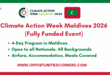 Climate Action Week Maldives 2026