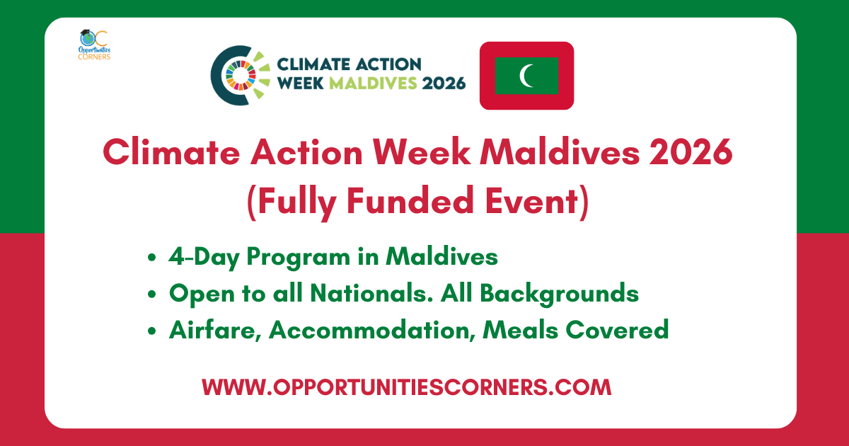 Climate Action Week Maldives 2026 (Fully Funded Event)