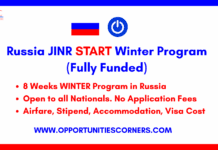 Russia JINR START Winter Program 2026 (Fully Funded) Russia JINR START Winter Program