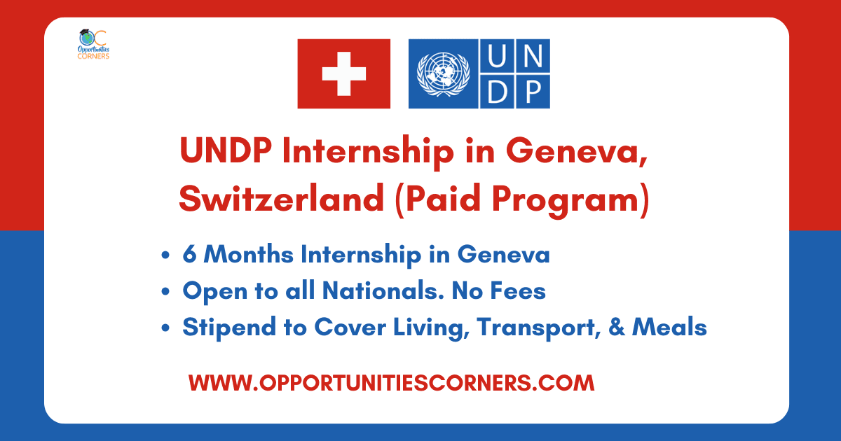 UNDP Internship 2026 in Geneva