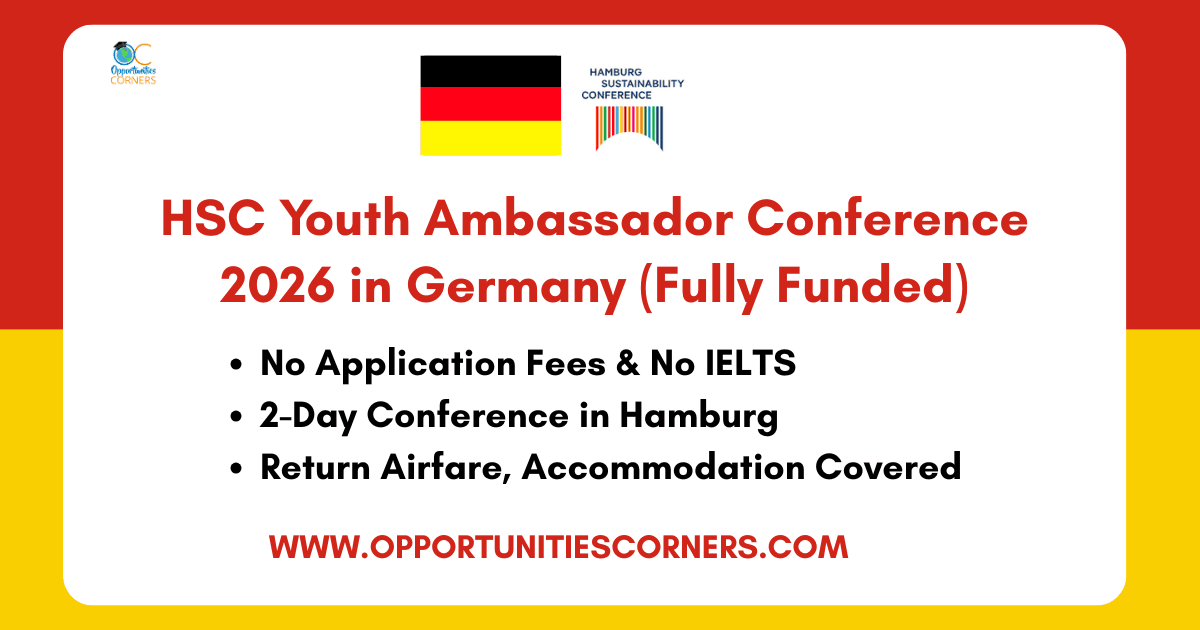 HSC Youth Ambassador Program 2026 in Germany (Fully Funded) HSC Youth Ambassador Program 2026