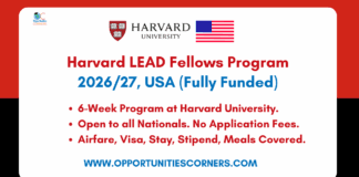 Harvard LEAD Fellows Program
