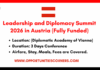 Leadership and Diplomacy Summit 2026
