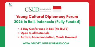 Young Cultural Diplomacy Forum 2026 in Bali