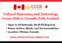 Cultural Diplomacy and Technology Forum 2026 in Canada (Fully Funded) Cultural Diplomacy and Technology Forum 2026